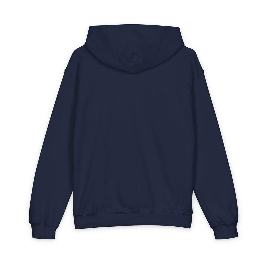 Youth White Midweight Hoodie — Softstyle Kids Pullover Sweatshirt