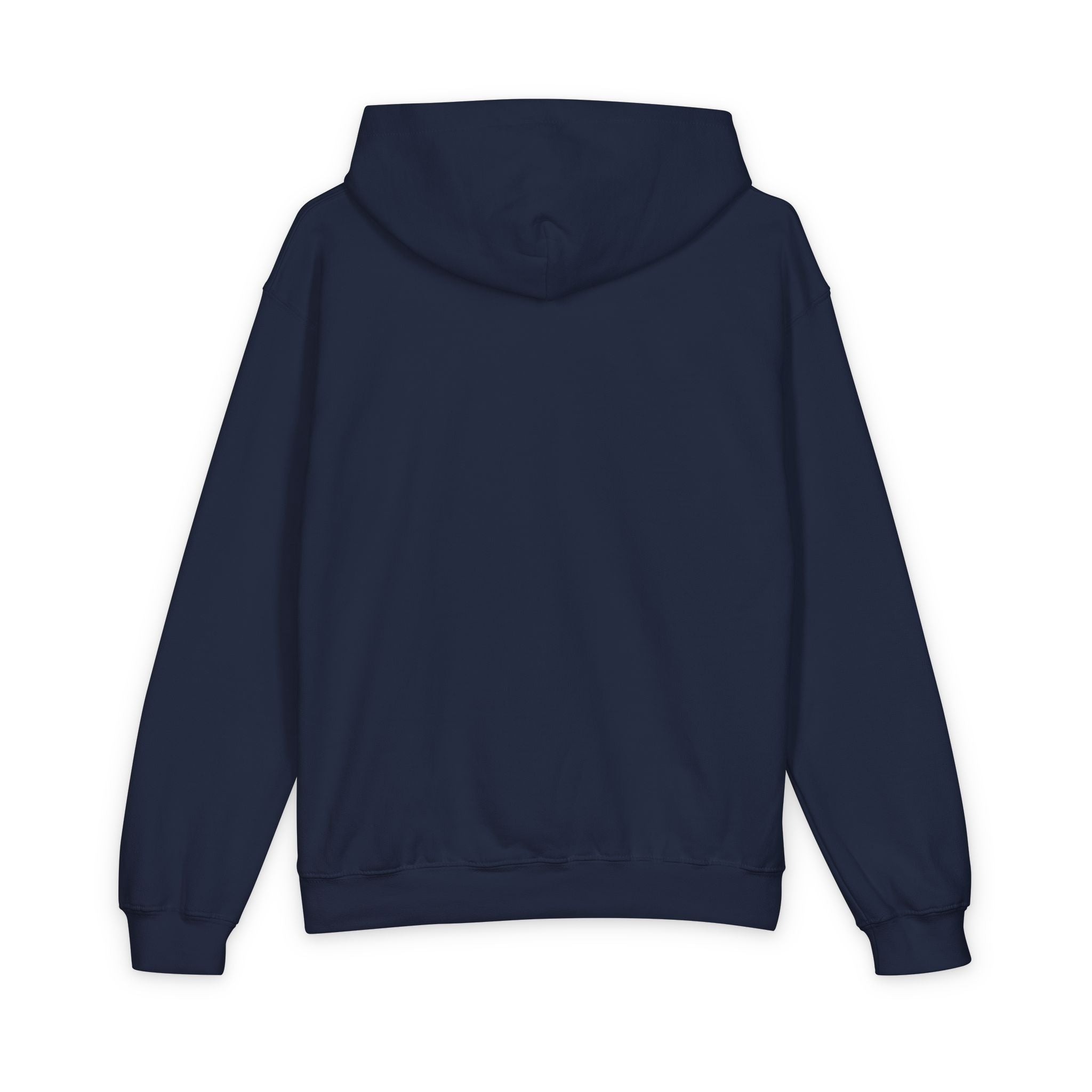Youth White Midweight Hoodie — Softstyle Kids Pullover Sweatshirt