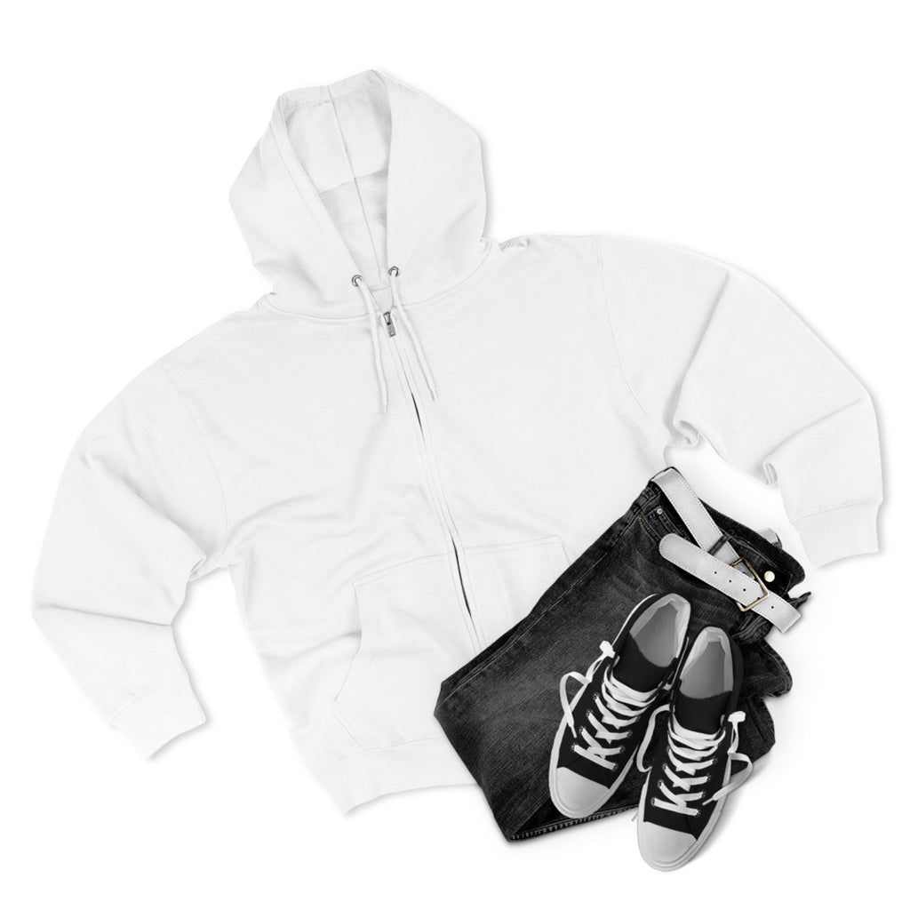 Plain White, Black, and Navy Zip Hoodie