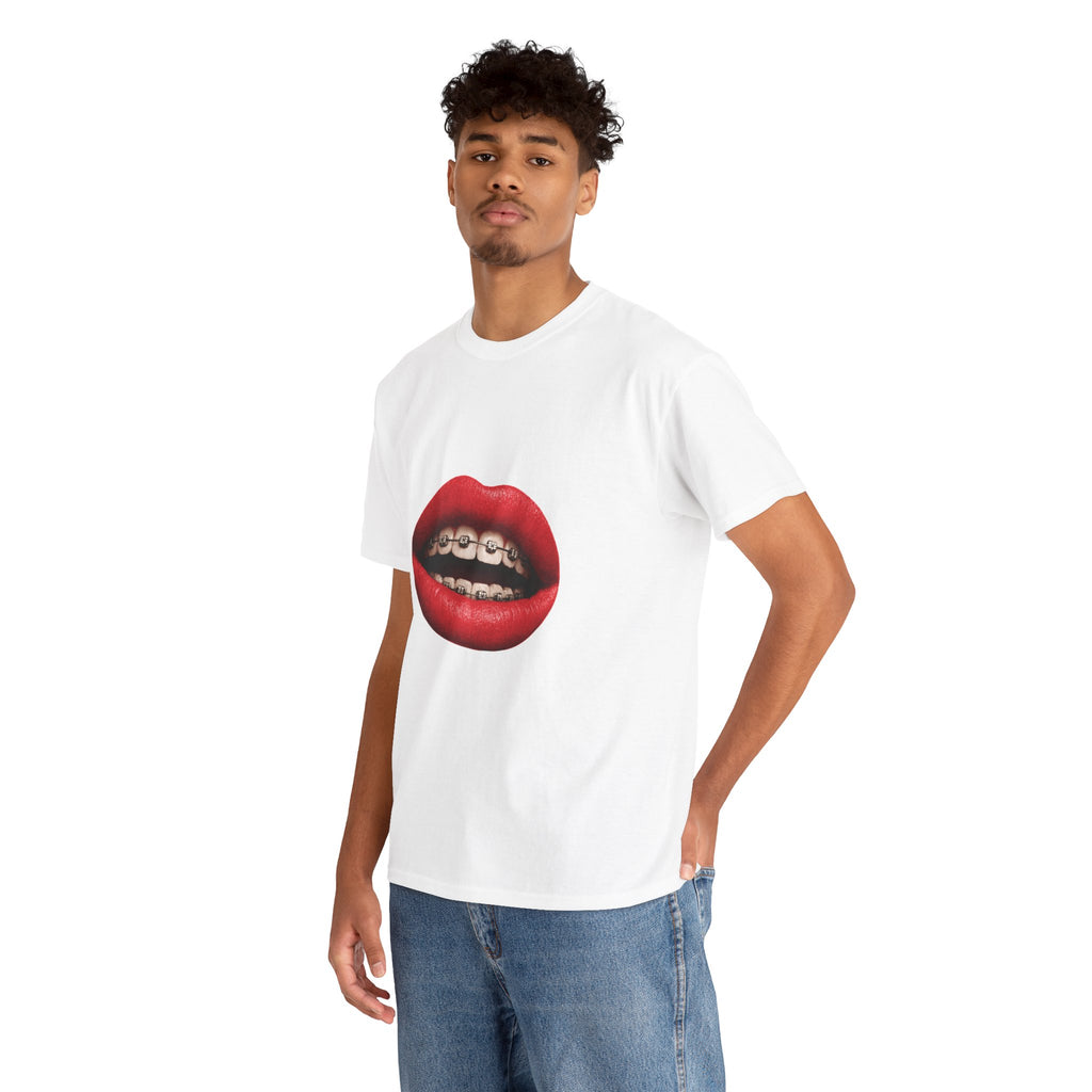 Red smile tee