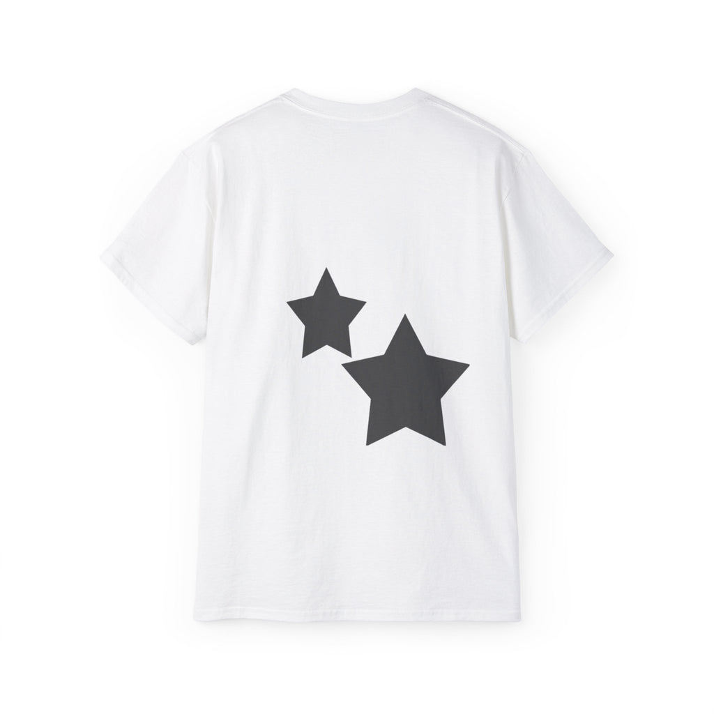 Star Graphic T‑Shirt — Minimal Black Stars Tee