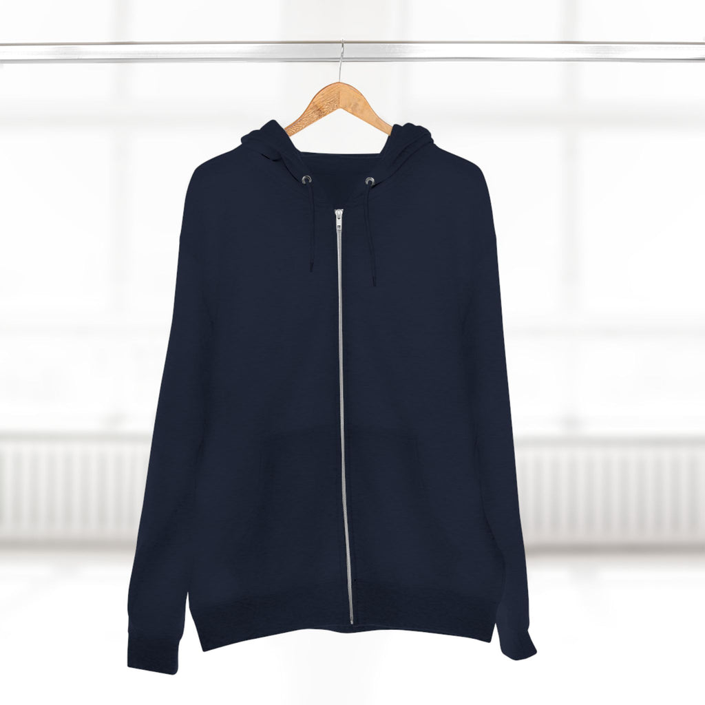 Plain White, Black, and Navy Zip Hoodie
