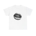 Grey smile graphic tee