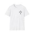 Small  Cross T-Shirt — Minimal Christian Chest Graphic Tee