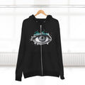 Eye Graphic Zip Hoodie — 'I See You' Artistic Surreal Eye Design