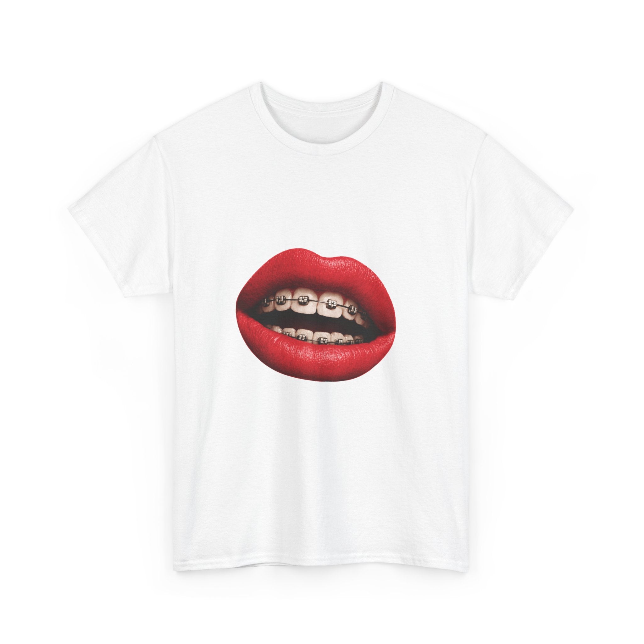 Red smile tee