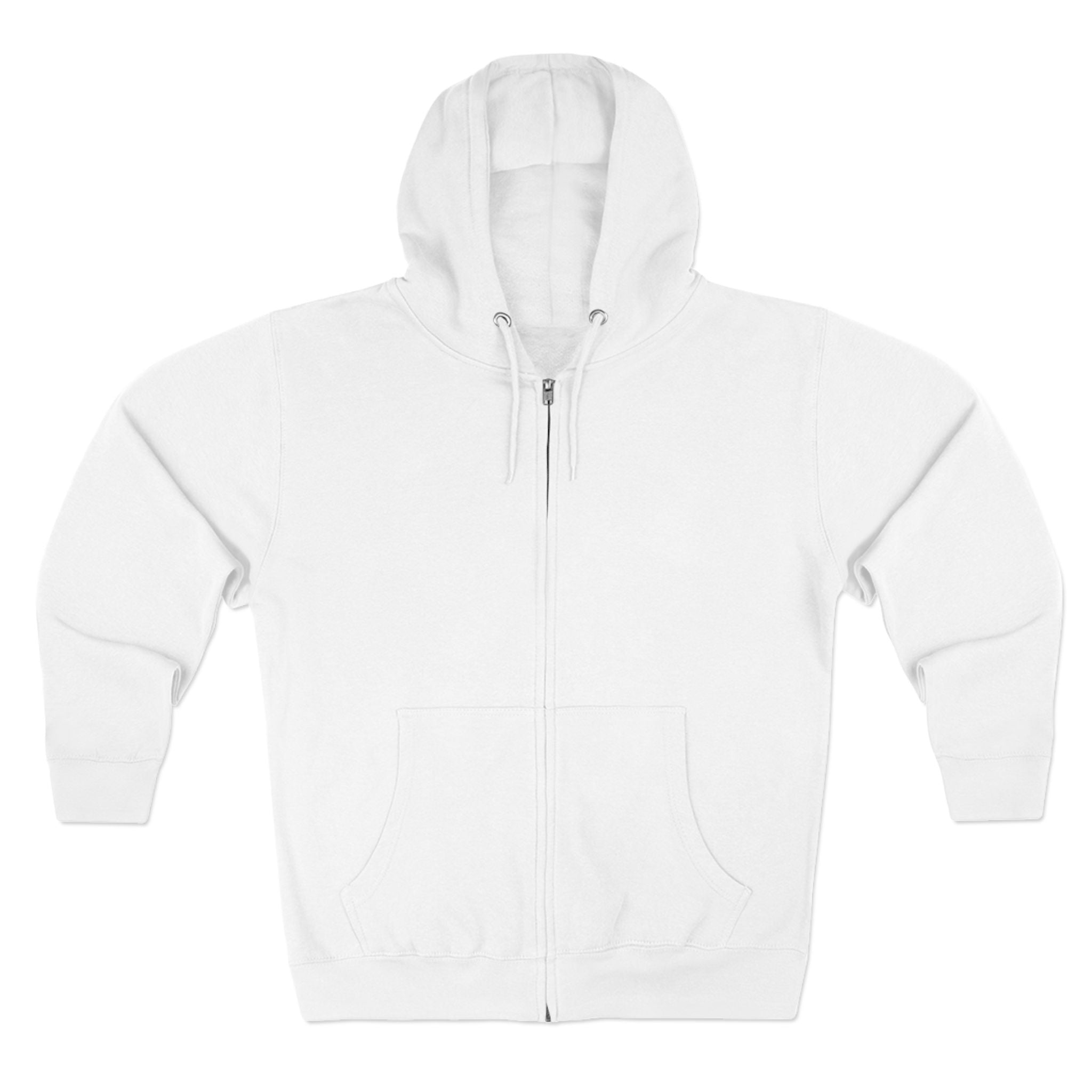 Plain White, Black, and Navy Zip Hoodie
