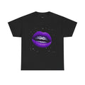 Purple smile graphic tee