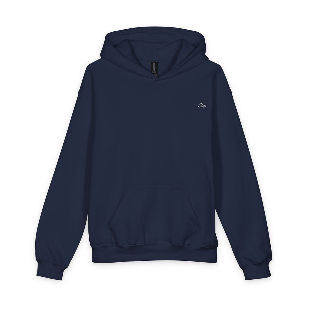 Youth White Midweight Hoodie — Softstyle Kids Pullover Sweatshirt